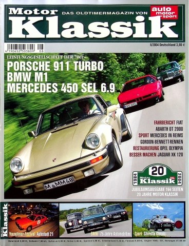 Deckblatt Motor Klassik (08/2004)